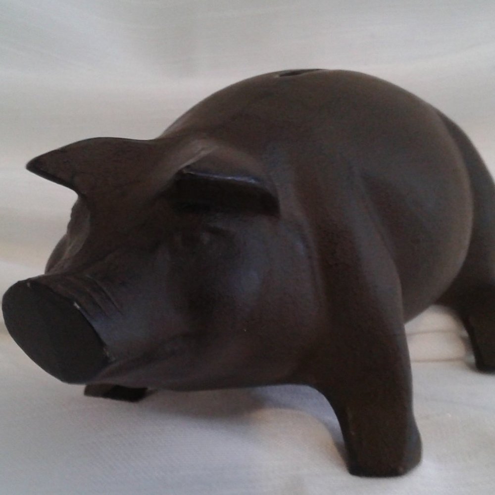 Cast Iron Piggy Bank